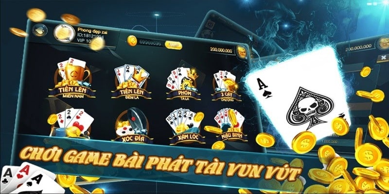 Chơi game ảo, đổi tiền thật cùng Game bài đổi thưởng